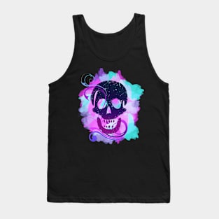 Decorative and Colorful Skull Tank Top